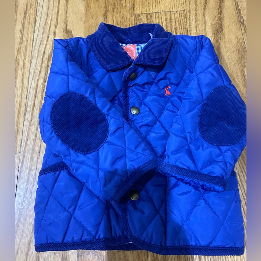 Joules- Royal Blue Quilted Jacket (12/18)